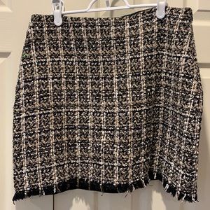 Mango tweed skirt